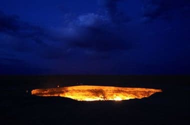 The Darvaza Gas Crater: Turkmenistan's "Door to Hell"